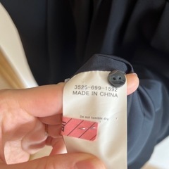 【ユナイテッドアローズ/クリーニング済】黒のドレスワンピースの画像