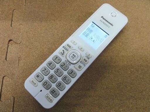 Panasonic デジタル コードレス電話機 KX-PD552D-W 子機無しタイプ 2014年製 白 パナソニック 普通紙FAX 