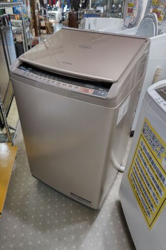 安心の分解洗浄済HITACHI 10kg洗濯乾燥機 2017年製【愛千142】