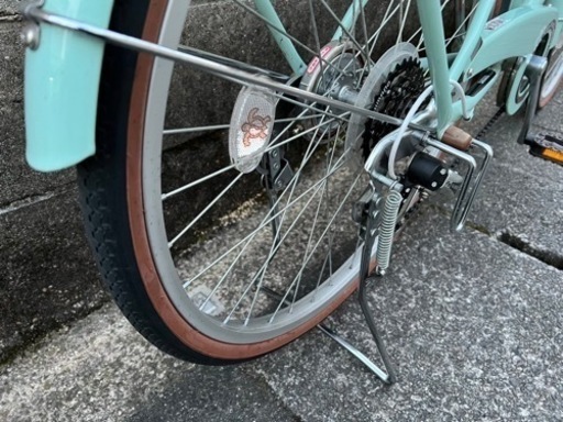 【24インチ自転車】子供車　6段変速　LEDダイナモライト使用　とてもきれい　若林自転車　膳所店　SALE中❗️