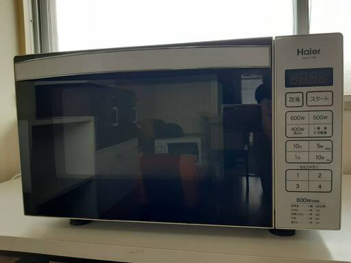Haier JMーFH18B　ヘルツフリー電子レンジ　ホワイト