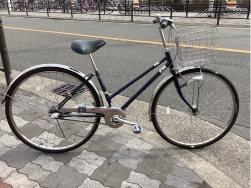 ♪ジモティー特価♪ＢＡＡ規格適合！高品質2７型中古ステンレス仕様シティサイクル　装備充実！！シマノ製内装３段変速・ローラーブレーキ・ＬＥＤオートライト