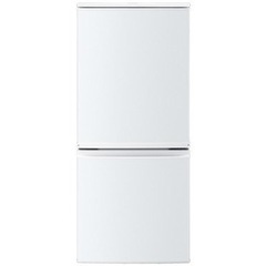 シャープ SHARP SJ-14Y-W [冷蔵庫 （137L・つけかえどっちもドア） 2ドア ホワイト系]の画像