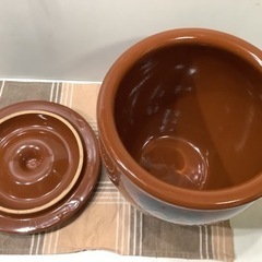 久松窯謹製　常滑焼き　丸壺　三号　日本製の画像