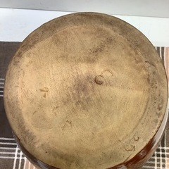 久松窯謹製　常滑焼き　丸壺　三号　日本製の画像