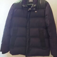 中古◆ラコステLACOSTEのダウンジャケット　男性用のＭＬサイズ◆