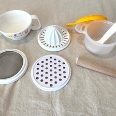 【MIKI HOUSE】離乳食調理セット＆お粥カップ
