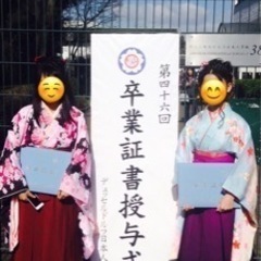 卒業式　袴　お着付け