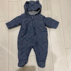 baby GAP カバーオール おくるみ デニム