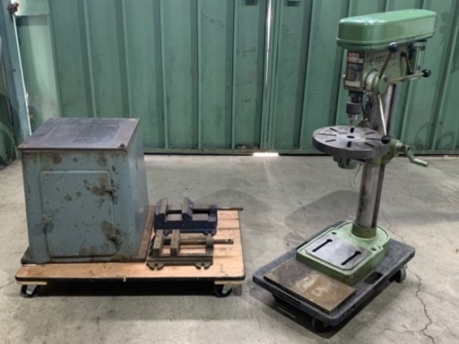 【商談中】日立 HITACHI 13mm 卓上ボール盤 B13SA 200V 単相 中古品