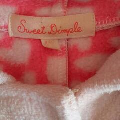 140cm　フード付きコートの画像