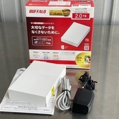 バッファロー 外付け ハードディスク 2.0TB◇パソコン＆テレ...