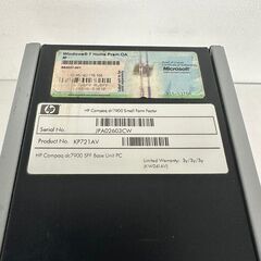 【HP】 ヒューレットパッカード デスクトップパソコン Compaq dc7900 Small Form Factor Win10 Core2 Duo E7500 2.93GHz 4GB HDD 250GB  ③の画像