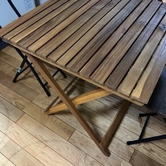 今月中の引き取り　テーブルandチェアの画像