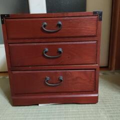 木製　小物入れ（引出し3段）