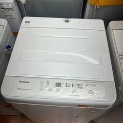 【リサイクルショップどりーむ天保山店】●6265●　洗濯機　Panasonic　2020年製　6.0㎏　NA-F60B13　美品　( *´艸｀)