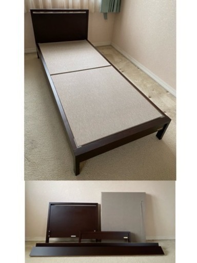 超美品 シングル フランスベッド 組立式 ベッドフレーム 高級フランスベッド