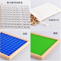 数の練習、モンテッソーリ教育の画像