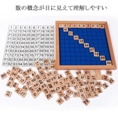 数の練習、モンテッソーリ教育の画像