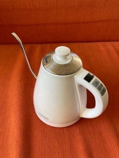 LITHON (ライソン) 電気カフェケトル ポット 1L ホワイト KDKE-10BW
