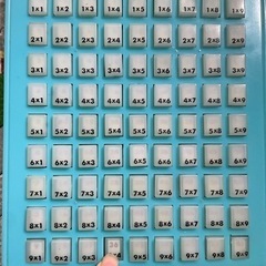 掛け算の練習の画像