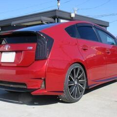 トヨタ　プリウス【自社ローン対応可】ＷＡＬＤエアロ・２０ＡＷ・Ｄサス・ＨＤＤナビ・シートカバー・オートライトの画像