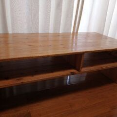 IKEA　センターテーブル棚付き　差し上げますの画像