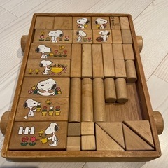 スヌーピーの積み木