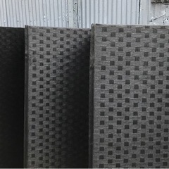 6連パーテーション　ブラック