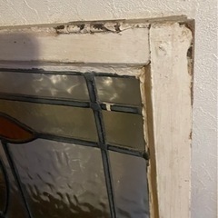 アンティーク 大きなステンドグラス 窓