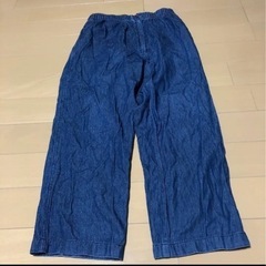 レディースウエスト総ゴム薄手のジーンズ　Mサイズ　used