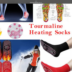 【自己発熱靴下 】2組（冷え性 ・あったか靴下・磁気ソックス・トルマリン靴下)の画像