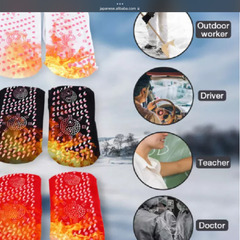 【自己発熱靴下 】2組（冷え性 ・あったか靴下・磁気ソックス・トルマリン靴下)の画像