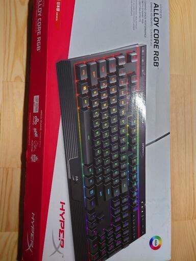 HyperX Alloy Core RGB ゲーミングキーボード\n\n