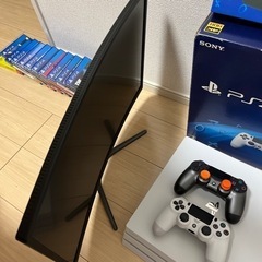 売れました PS4pro 4K HDR＋湾曲型ゲーミングモニターセットの画像