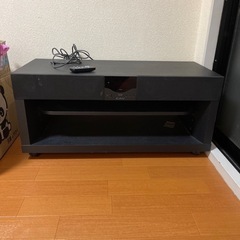 【中古】 CAVジャパン シーエイブイジャパン THRF-90 3.1chオーディオラック (スピーカー付きテレビ台)の画像