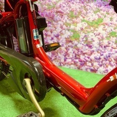 4777子供乗せ電動自転車ヤマハ3人乗り新品20インチ良好バッテリーの画像