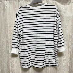 　ボーダーカットソー　🌟発送も可能です。の画像