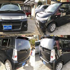 奈良 ワゴンRスティングレー！検査付き！総額販売！スマートキー　プッシュスタート　ETC ハンズフリー通話　Bluetoose接続　リヤスポイラー　純正エアロの画像