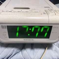 ポーブルＣＤ付きアラームラジオ