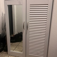 靴箱　ニトリ　シューズボックス　白　ホワイト