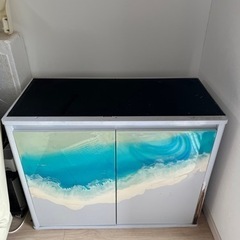 90センチ水槽、水槽台付きの画像