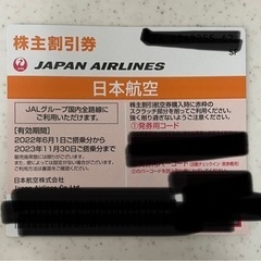 JAL株主割引券