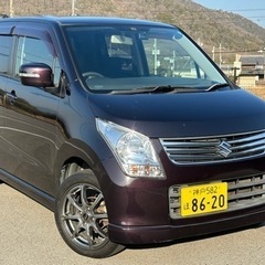 【㊗️ご成約🎊】《ピカピカ超美車！平成23年ワゴンR リミテッド☆人気のミステリアスバイオレットパール☆スマートキー》☆車検付き即乗り！☆気持ち良くお乗り頂けます！《下取りや車両交換等も応談》の画像