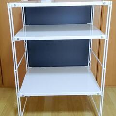 無印良品 スチール ユニットシェルフ 小 ライトグレー テレビ台...