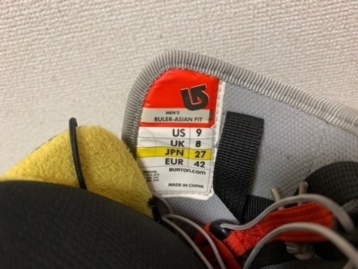 バートン　ルーラー　27cm スノーボード