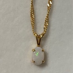 k18金　ジュエリーマキ　オパールペンダントトップの画像