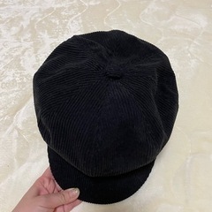 レディース キャスケット 黒の画像
