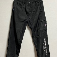 【C.U.P.C.】ナイロンズボン、黒、Lサイズ (シャカシャカ...