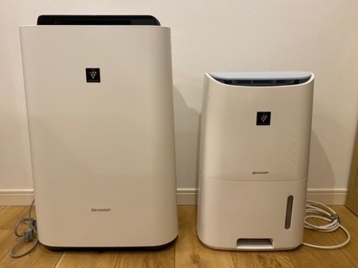 ②セット売り　美品　加湿空気清浄機＋除湿機